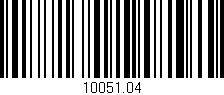 Código de barras (EAN, GTIN, SKU, ISBN): '10051.04'
