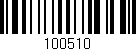 Código de barras (EAN, GTIN, SKU, ISBN): '100510'