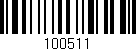 Código de barras (EAN, GTIN, SKU, ISBN): '100511'
