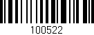 Código de barras (EAN, GTIN, SKU, ISBN): '100522'