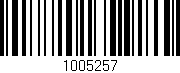 Código de barras (EAN, GTIN, SKU, ISBN): '1005257'