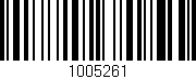 Código de barras (EAN, GTIN, SKU, ISBN): '1005261'