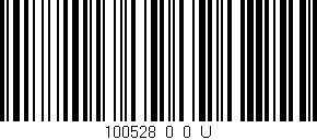 Código de barras (EAN, GTIN, SKU, ISBN): '100528_0_0_U'