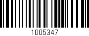 Código de barras (EAN, GTIN, SKU, ISBN): '1005347'