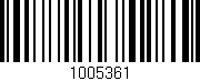 Código de barras (EAN, GTIN, SKU, ISBN): '1005361'