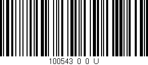Código de barras (EAN, GTIN, SKU, ISBN): '100543_0_0_U'