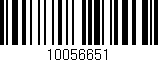 Código de barras (EAN, GTIN, SKU, ISBN): '10056651'