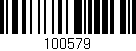Código de barras (EAN, GTIN, SKU, ISBN): '100579'