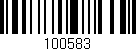 Código de barras (EAN, GTIN, SKU, ISBN): '100583'
