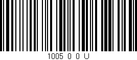 Código de barras (EAN, GTIN, SKU, ISBN): '1005_0_0_U'