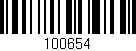 Código de barras (EAN, GTIN, SKU, ISBN): '100654'