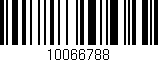 Código de barras (EAN, GTIN, SKU, ISBN): '10066788'
