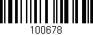 Código de barras (EAN, GTIN, SKU, ISBN): '100678'