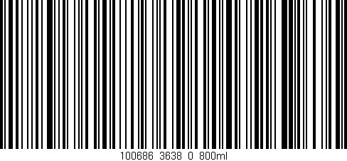 Código de barras (EAN, GTIN, SKU, ISBN): '100686_3638_0_800ml'
