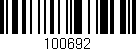 Código de barras (EAN, GTIN, SKU, ISBN): '100692'