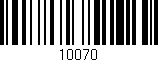 Código de barras (EAN, GTIN, SKU, ISBN): '10070'