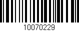 Código de barras (EAN, GTIN, SKU, ISBN): '10070229'