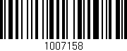 Código de barras (EAN, GTIN, SKU, ISBN): '1007158'