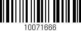 Código de barras (EAN, GTIN, SKU, ISBN): '10071666'