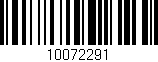 Código de barras (EAN, GTIN, SKU, ISBN): '10072291'