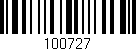 Código de barras (EAN, GTIN, SKU, ISBN): '100727'