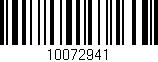 Código de barras (EAN, GTIN, SKU, ISBN): '10072941'