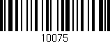Código de barras (EAN, GTIN, SKU, ISBN): '10075'