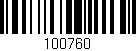 Código de barras (EAN, GTIN, SKU, ISBN): '100760'
