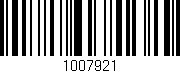 Código de barras (EAN, GTIN, SKU, ISBN): '1007921'