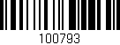 Código de barras (EAN, GTIN, SKU, ISBN): '100793'