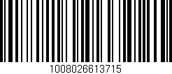 Código de barras (EAN, GTIN, SKU, ISBN): '1008026613715'