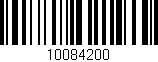Código de barras (EAN, GTIN, SKU, ISBN): '10084200'