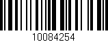 Código de barras (EAN, GTIN, SKU, ISBN): '10084254'