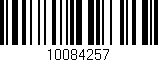 Código de barras (EAN, GTIN, SKU, ISBN): '10084257'