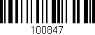 Código de barras (EAN, GTIN, SKU, ISBN): '100847'