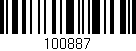 Código de barras (EAN, GTIN, SKU, ISBN): '100887'