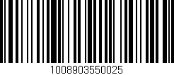 Código de barras (EAN, GTIN, SKU, ISBN): '1008903550025'