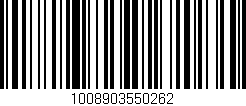 Código de barras (EAN, GTIN, SKU, ISBN): '1008903550262'