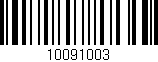 Código de barras (EAN, GTIN, SKU, ISBN): '10091003'