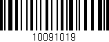 Código de barras (EAN, GTIN, SKU, ISBN): '10091019'