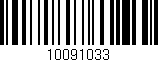 Código de barras (EAN, GTIN, SKU, ISBN): '10091033'