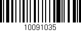 Código de barras (EAN, GTIN, SKU, ISBN): '10091035'