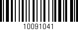 Código de barras (EAN, GTIN, SKU, ISBN): '10091041'