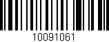 Código de barras (EAN, GTIN, SKU, ISBN): '10091061'
