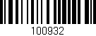 Código de barras (EAN, GTIN, SKU, ISBN): '100932'