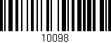 Código de barras (EAN, GTIN, SKU, ISBN): '10098'