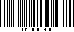 Código de barras (EAN, GTIN, SKU, ISBN): '1010000836980'