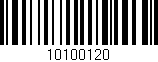 Código de barras (EAN, GTIN, SKU, ISBN): '10100120'