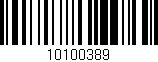 Código de barras (EAN, GTIN, SKU, ISBN): '10100389'
