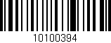 Código de barras (EAN, GTIN, SKU, ISBN): '10100394'